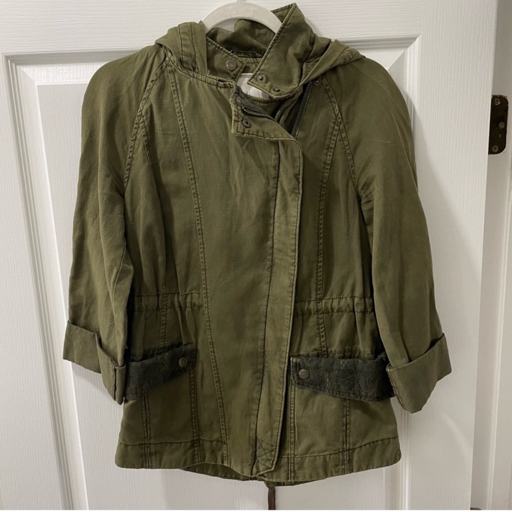 Anthropologie green jacket by Hei Hei - Picture 4 of 10